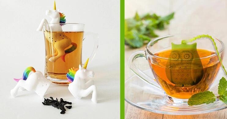 Coffee Tea Leaf Durable Bag Cup Infuser Silicone Strainer