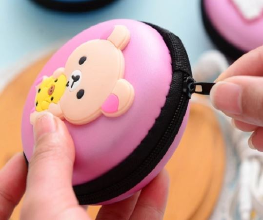 Mini Coin Bag Headphone Box Silicone Coin Purse