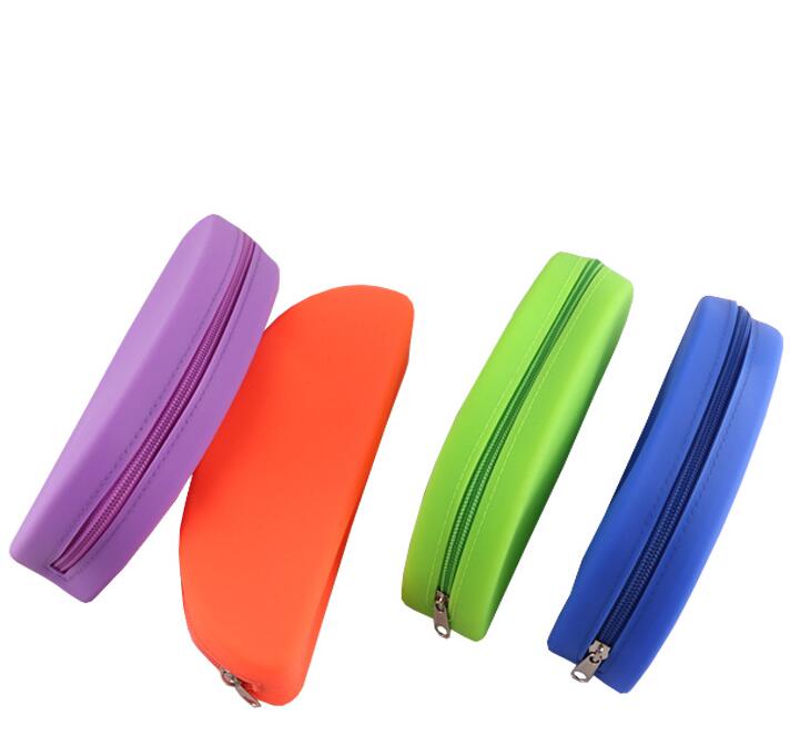 Colorful Silicone Zipper Bag Creative Silicone Coin Purse