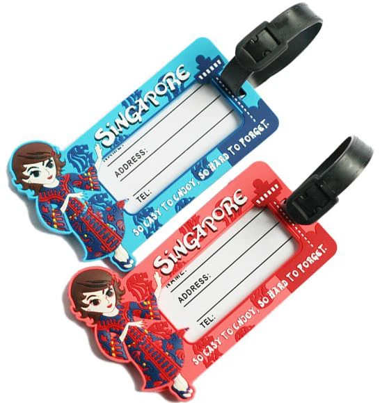 pvc luggage tag
