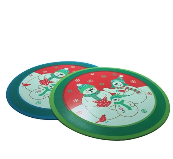 silicone rubber cup mat tea coasters