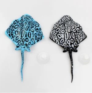 Dekorazzjonijiet tal-Akkwarju tas-Silikon Manta Ray Artifiċjali Luminużi