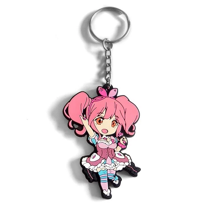 Soft PVC Keychain Handmade Anime Figure Pendant