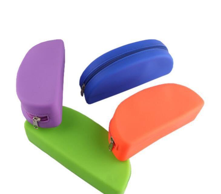 Colorful Silicone Zipper Bag Creative Silicone Coin Purse