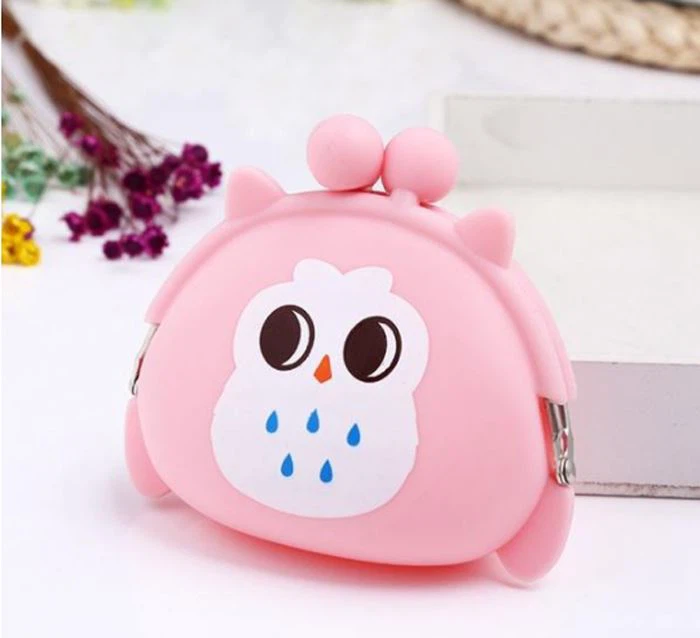 Mini Cartoon Waterproof Silicone Coin Purse Kid Wallet