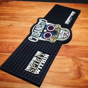Candy Skull Drip Spill Mats Bar Runner
