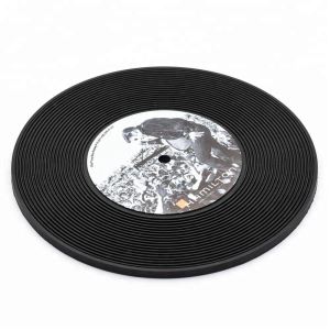 Pvc Table Coasters Personalizzati Logo Rekord Forma