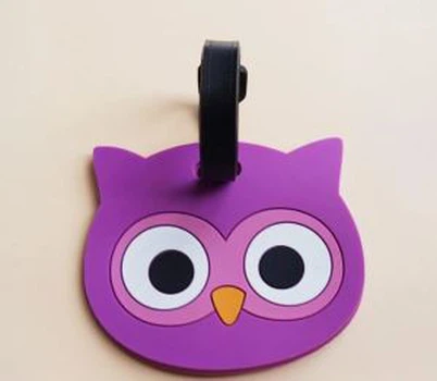 Wasla Ġdida Custom Safety Travel Airline Soft Pvc 2D / 3D Silicone Luggage Tag