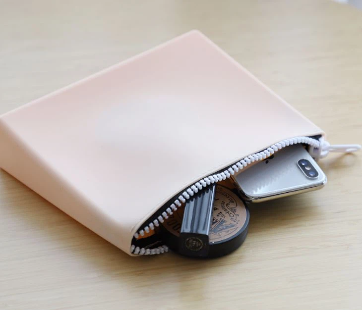 Multifunctional Silicone Coin Purse Cosmetic Bag