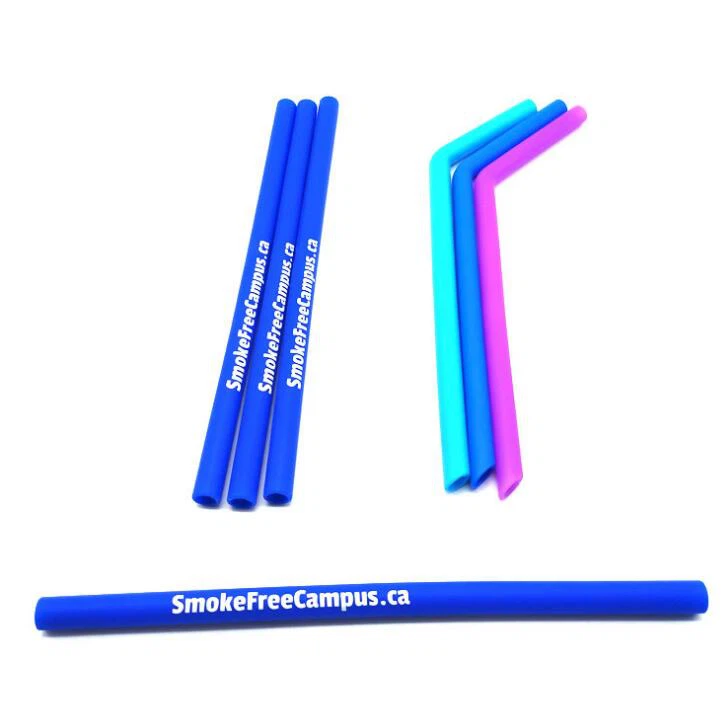 Printing Logo Silicone Collapsible Straw Tips