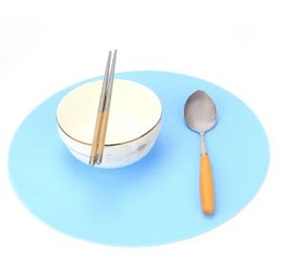 100% Grad ta 'l-Ikel tas-Silikonju Dinning Baby Silicon Placemats Tabella Mat