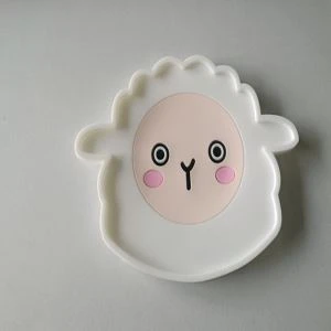 Coaster tat-Tazza tal-PVC Artab Ħelu tad-Disinn tan-Nagħaġ B'Xoffa