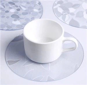Tazza tal-PVC Dink Coasters Silicone Slip Insulation Pad Lastiku Drink Holder