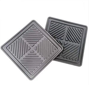 Pjazza Kontra t-Tismir tal-Pvc Drink Coaster Rubber Holders Coasters